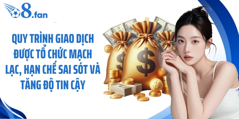 Quy trình giao dịch được tổ chức mạch lạc, hạn chế sai sót và tăng độ tin cậy