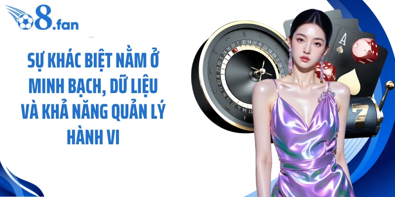 Sự khác biệt nằm ở minh bạch, dữ liệu và khả năng quản lý hành vi